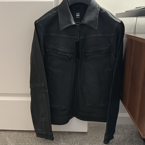 G-Star Raw Air-force Waxed Denim Jacket - Picture 11 of 12